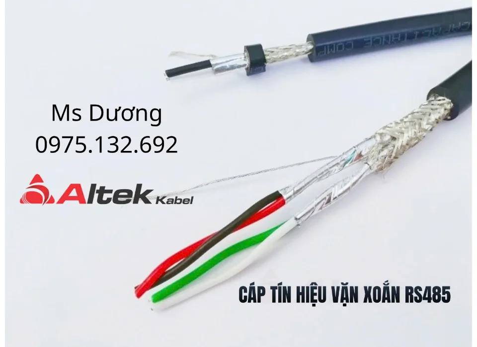 CÁP RS485 VẶN XOẮN 2 LỚP CHỐNG NHIỄU – ALTEK KABEL