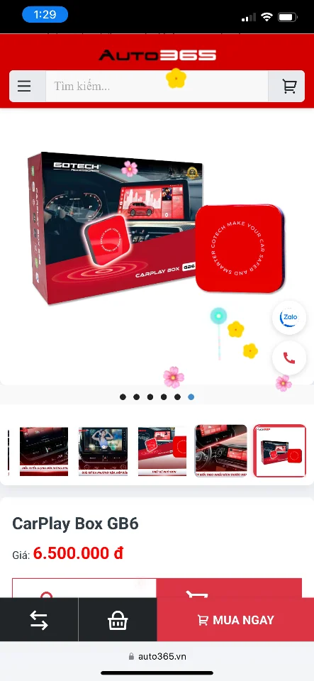 Hộp CarPlay box GX6 dành cho ôtô