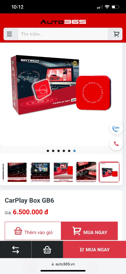Cần thanh lý hộp CarPlay box GB6