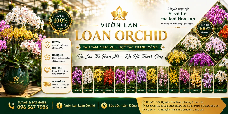 Vườn Lan Loan Orichid _Lâm Đồng Chia Sẻ Đam Mê