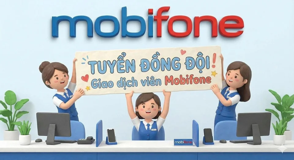Mobifone Bảo Lộc tuyển dụng Giao dịch viên