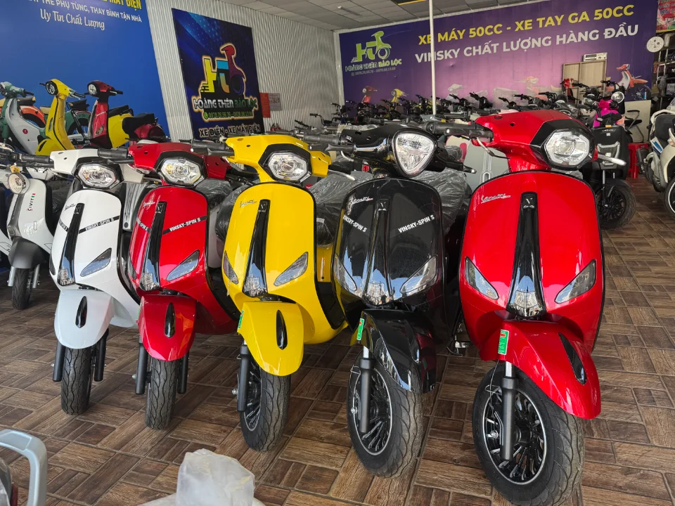 Xe điện mới giảm giá tai 17 c Huỳnh Thúc Kháng p2 bảo Lộc