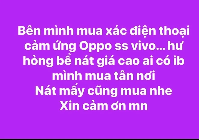 Mua xác dt ạ
