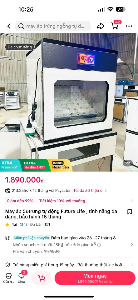 Máy ấp trứng
