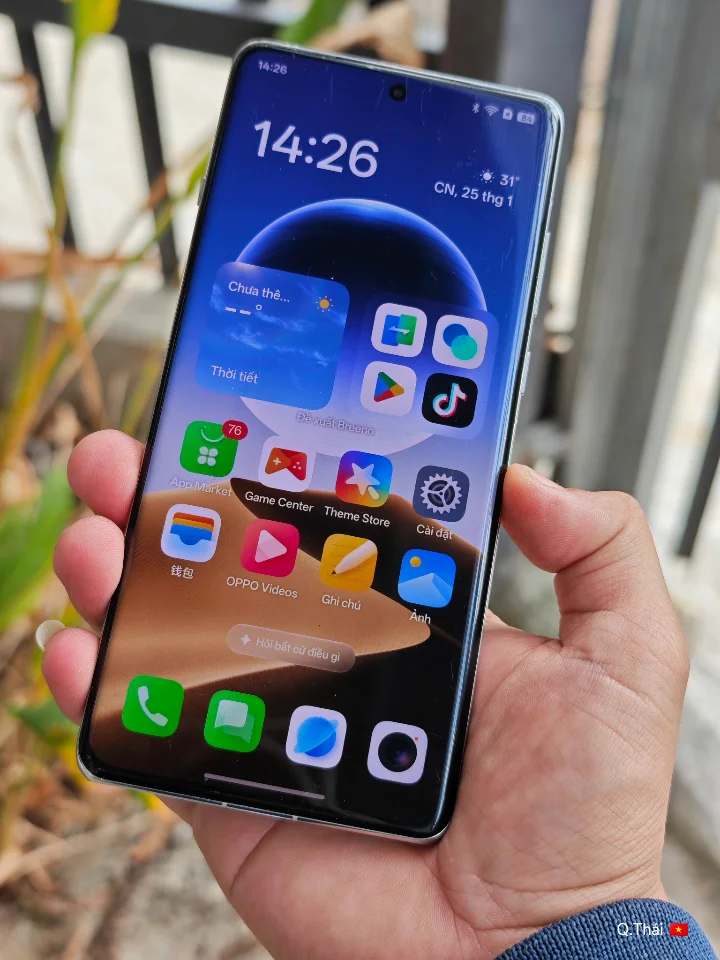 Oppo Find X7 ultra zin ngoại hình theo năm tháng