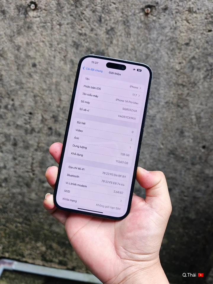 14promax ZA 2sim vật lý zin đẹp 98 cần bán hay gl