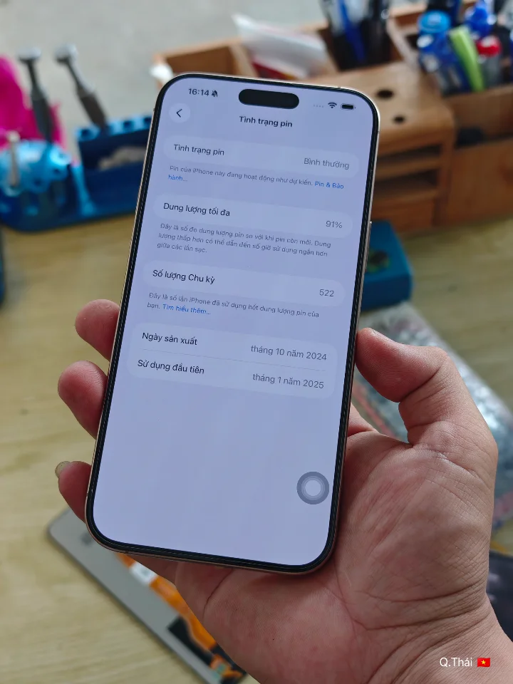 16promax VNA 256gb sa mạc zin đẹp 99 cần bán