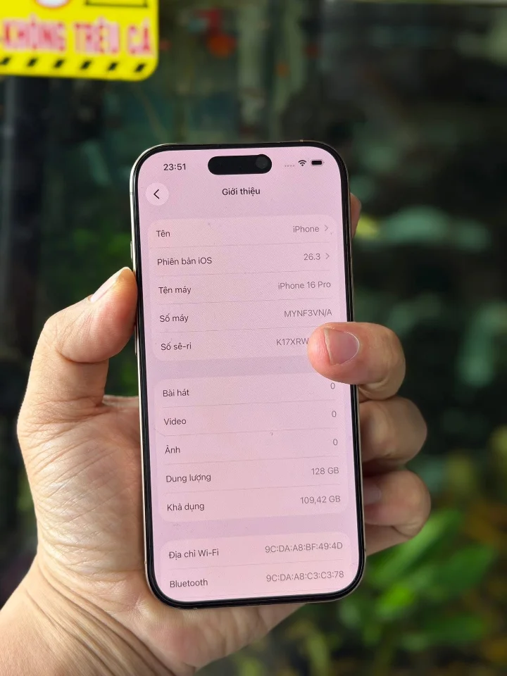 16pro 128gb VN zin nguyên