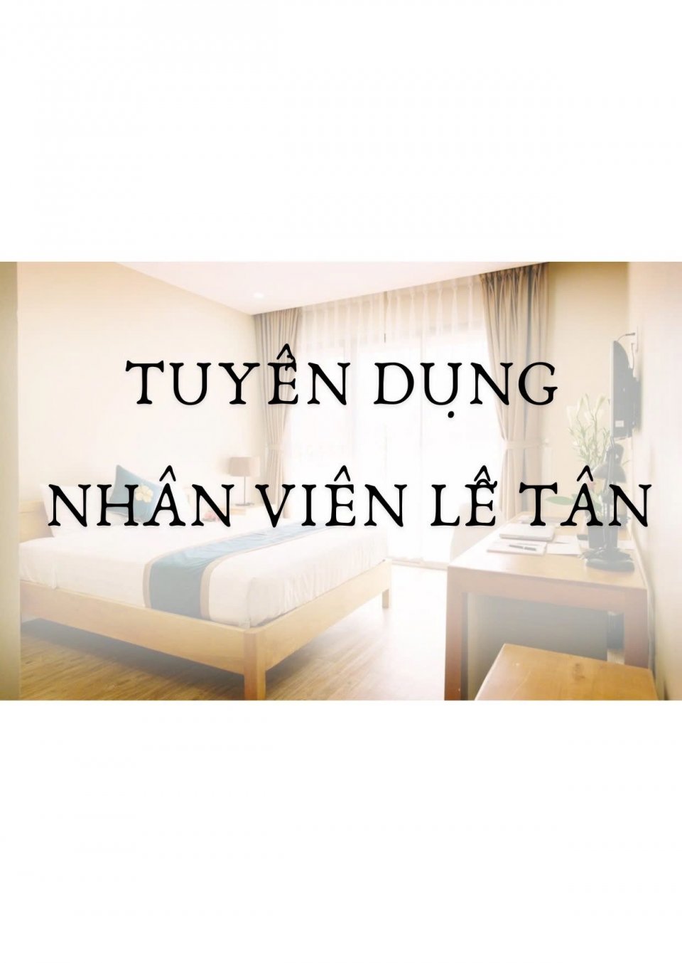 Tuyển lễ tân khách sạn