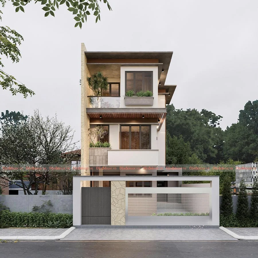 Mẫu Biệt Thự Nhà Phố 3 Tầng Hiện Đại, Sang Trọng.webp