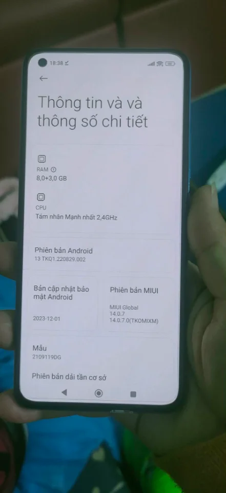 Bán xiaomi mi 11 lite 5g ram 8 rom 128