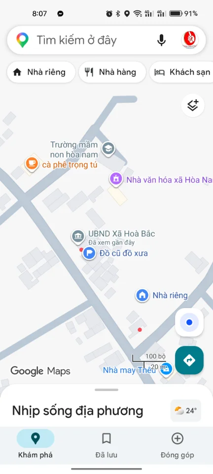 200tr/ m mặt tiền xã hòa bắc