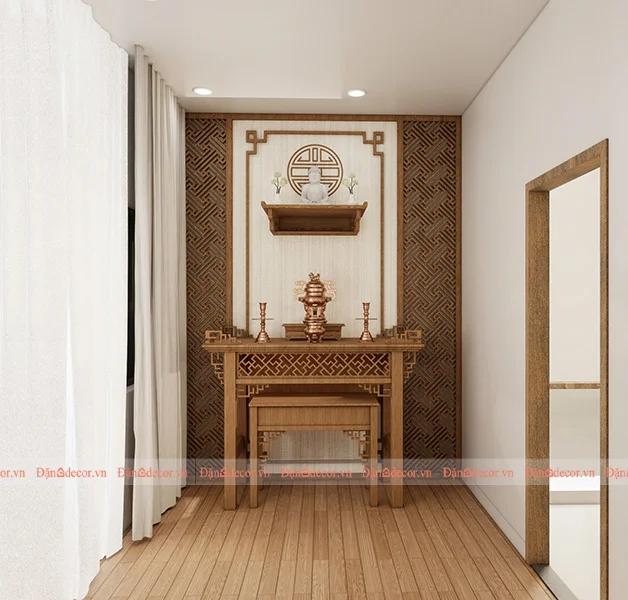 Thiết Kế Phòng Thờ Tân Cổ Điển Á Đông Tại Vũng Tàu