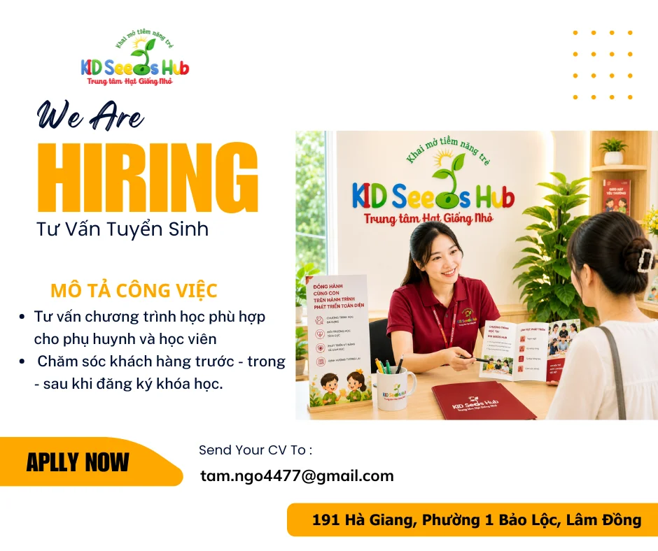 TUYỂN DỤNG - TƯ VẤN TUYỂN SINH