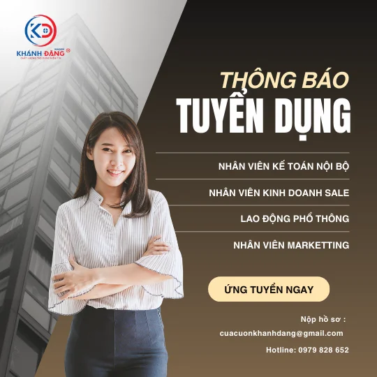 [KHÁNH ĐĂNG WINDOW BẢO LỘC] – THÔNG BÁO TUYỂN DỤNG NHÂN SỰ 2026