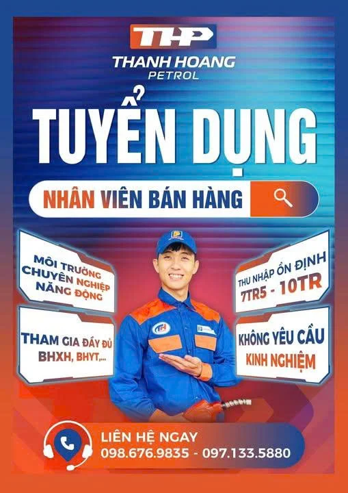 Tuyển dụng nhân sự - Cửa hàng Xăng dầu số 17