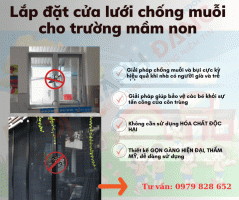 Lắp đặt cửa lưới chống muỗi cho trường mầm non.gif