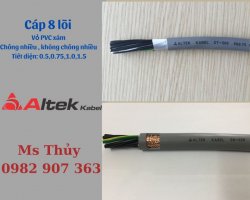 Cáp 8 lõi Vỏ PVC xám Chống nhiễu , không chống nhiễu Tiết diện 0.5,0.75,1.0,1.5.jpg