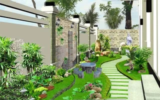 tiểu cảnh sân vườn.webp