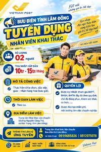 Vietnam Post Recruitment Poster.webp