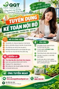 Tuyển dụng kế toán nội bộ ngành phân bón.webp