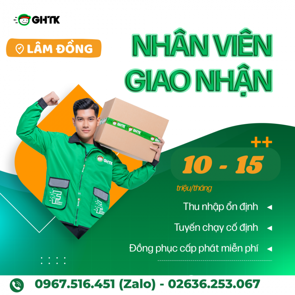 Bảo Lộc - Công Ty Ghtk Tuyển Dụng Nhân Viên Giao Hàng Tại Lâm Đồng ...